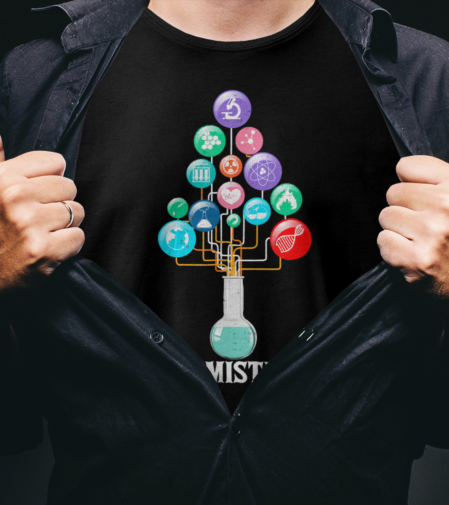 ChemiSTREE Science Chemistry Lover Icons T-Shirt