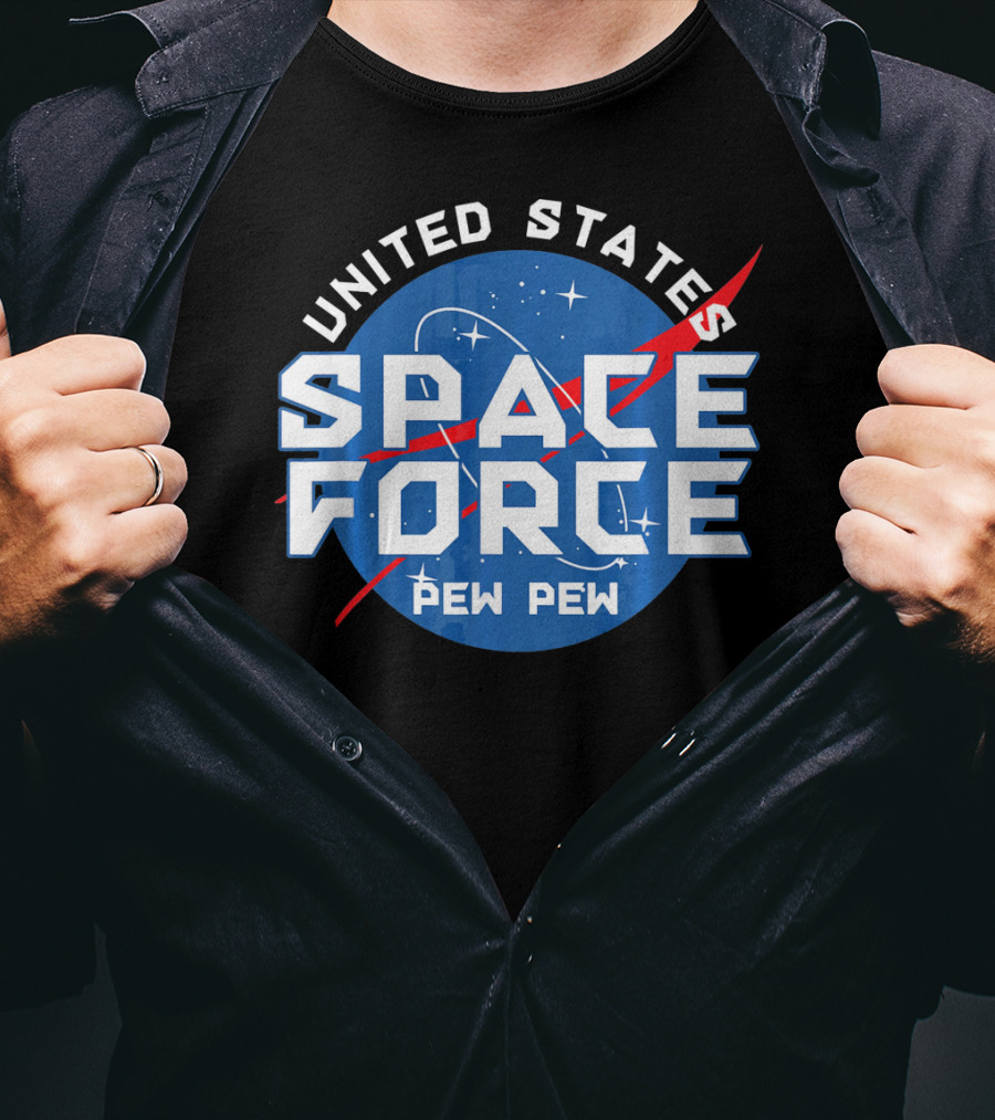 United States Space Force Pew Pew T-Shirt