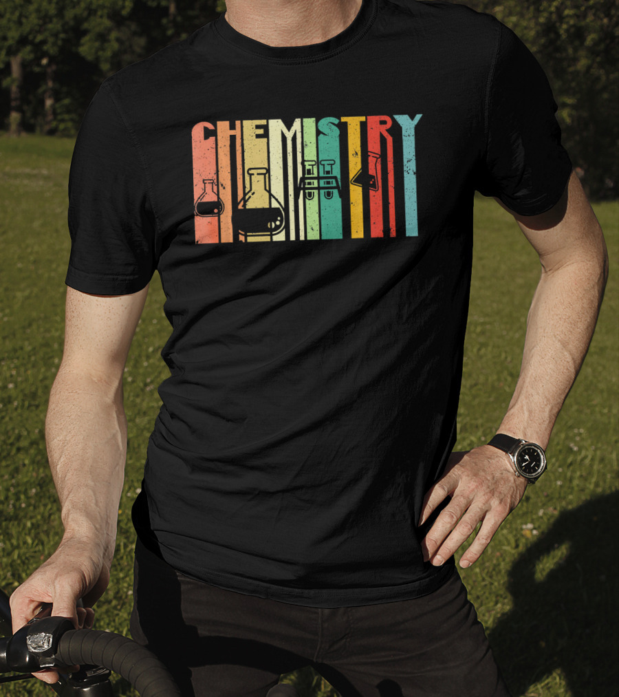 Chemistry Funny Science Student Vintage Laboratory Glassware T-Shirt