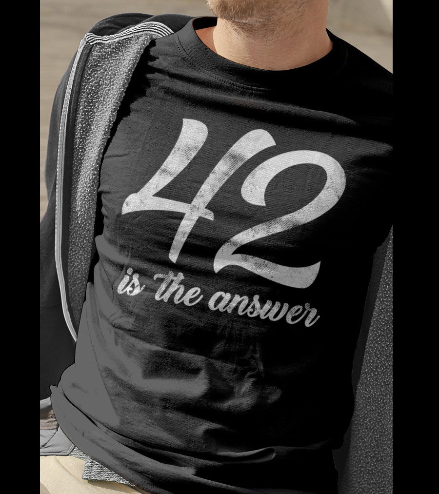 Space 42 Science Fiction Galaxy Guide 42 Is The Answer T-Shirt