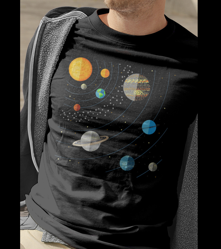 Our Solar System Science Education Planets And Orbits T-Shirt