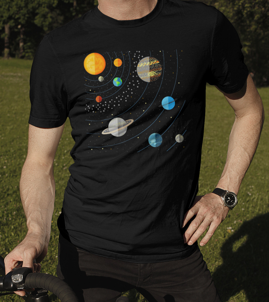 Our Solar System Science Education Planets And Orbits T-Shirt