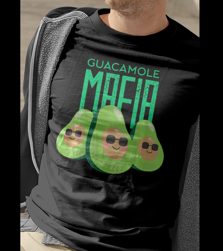 Guacamole Mafia Avogato Cool Avocado T-Shirt
