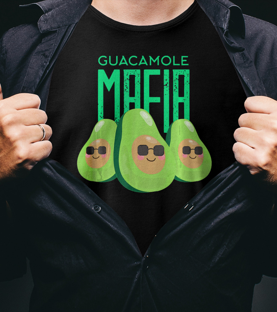 Guacamole Mafia Avogato Cool Avocado T-Shirt