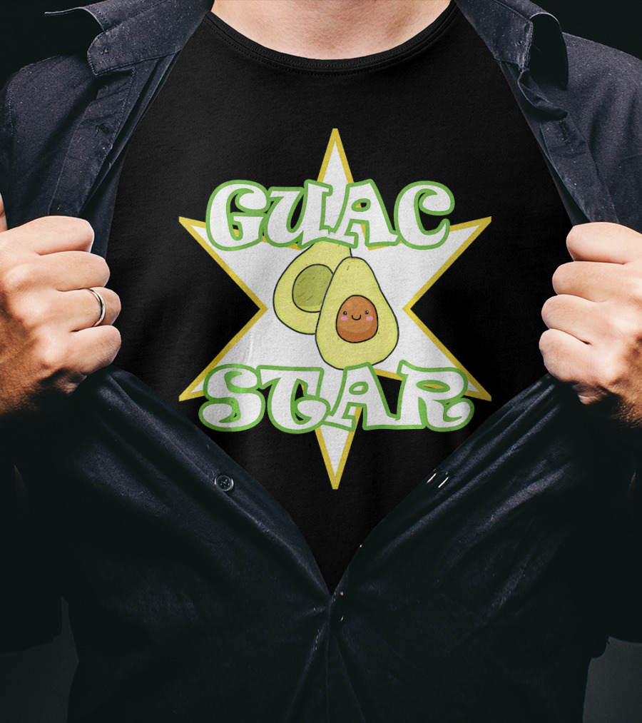 Guac Star Avocado Guacamole Men T-Shirt