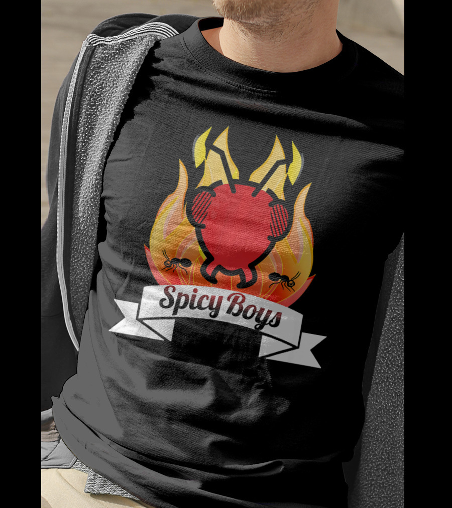 Spicy Boys Fire Ants Flame T-Shirt