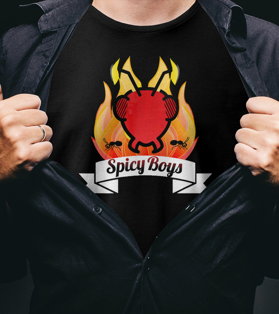 Spicy Boys Fire Ants Flame T-Shirt