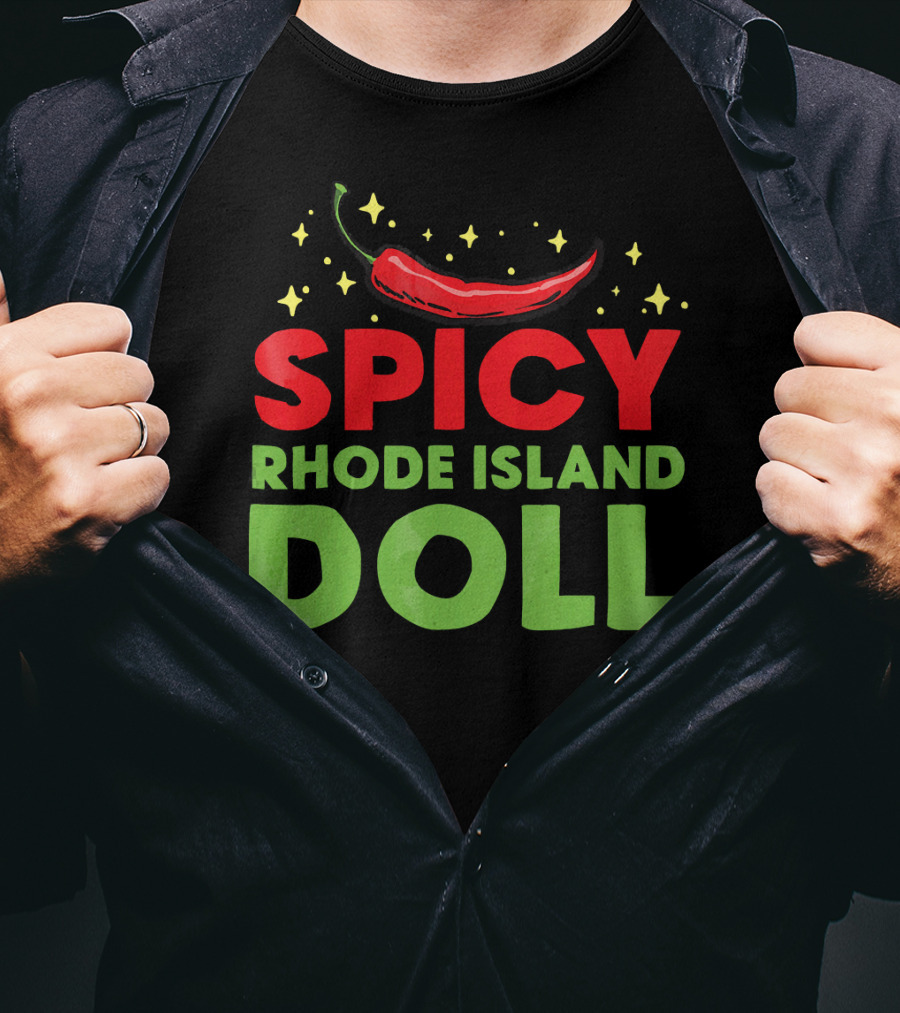 Spicy Rhode Island Doll Chili Pepper T-Shirt
