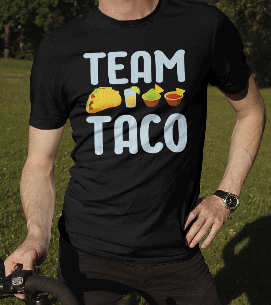 Team Taco Funny Tacos Tequila Salsa Guacamole T-Shirt