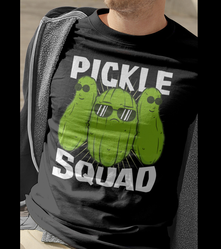 Pickle Squad Cool Sunglasses Trio T-Shirt