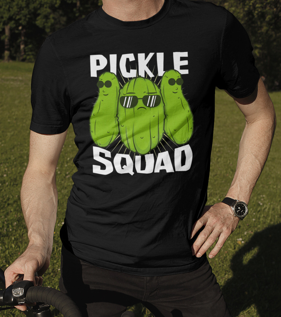 Pickle Squad Cool Sunglasses Trio T-Shirt