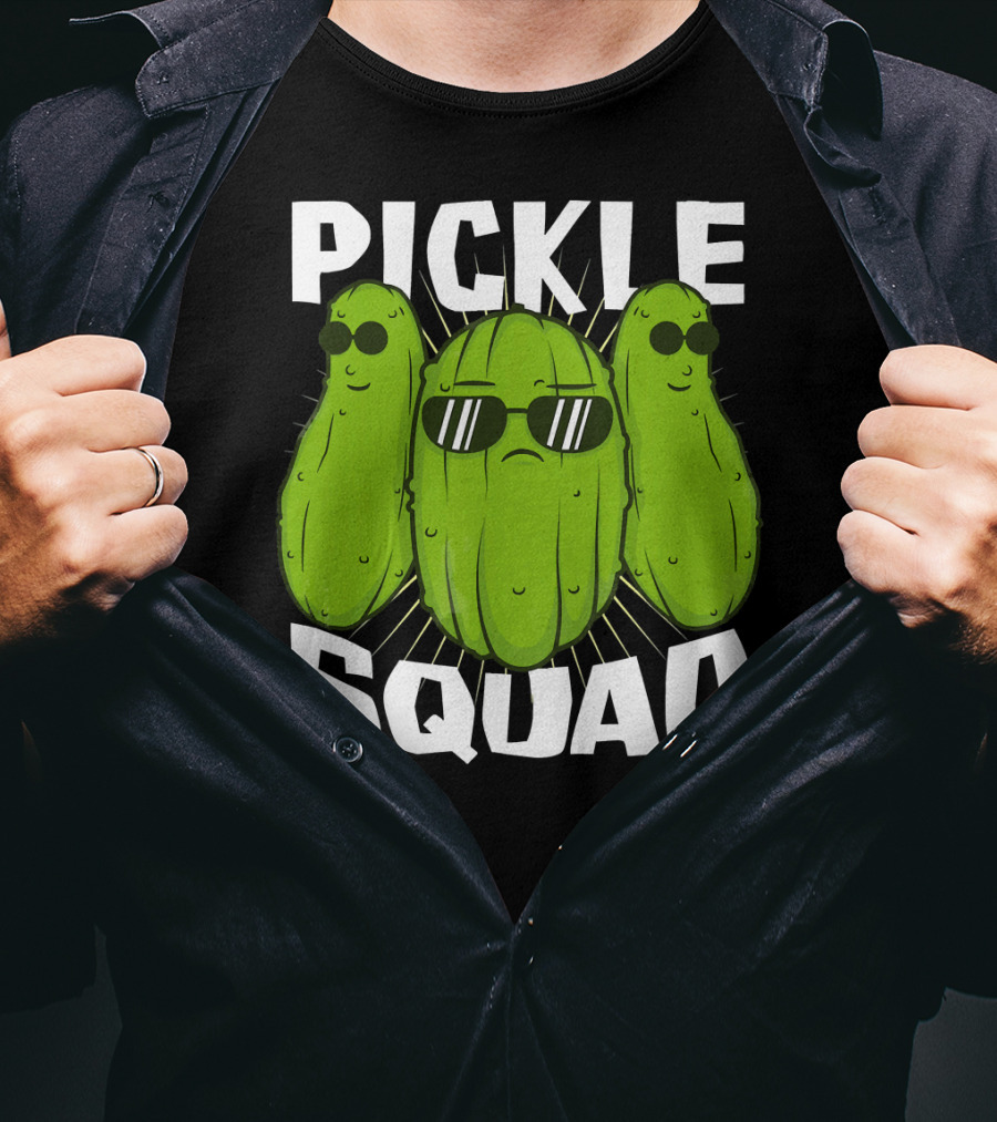 Pickle Squad Cool Sunglasses Trio T-Shirt