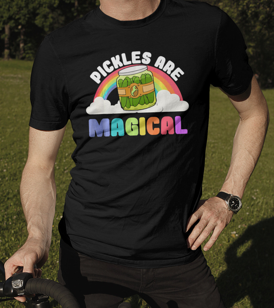 Rainbow Pickles Are Magical Clouds T-Shirt
