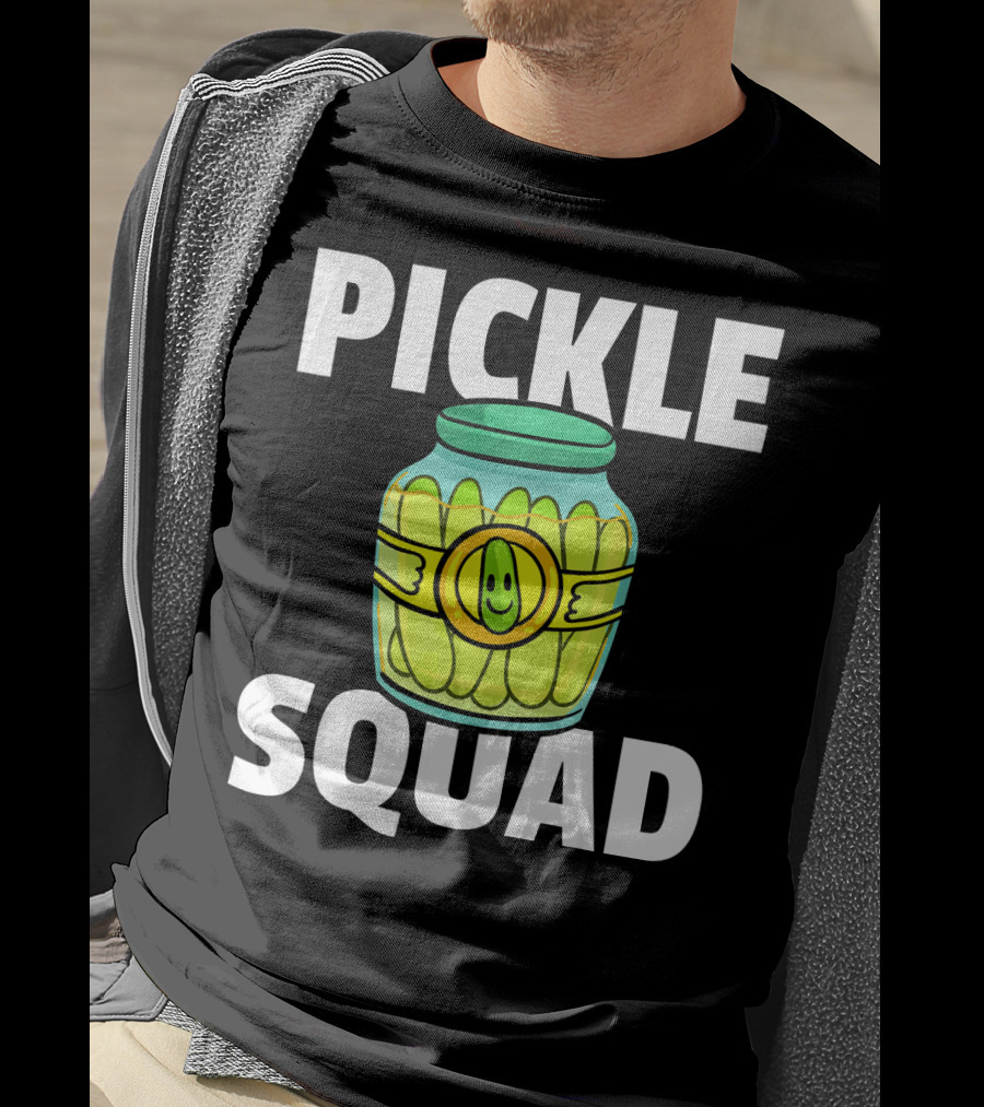 Pickle Squad Happy Pickle Jar T-Shirt