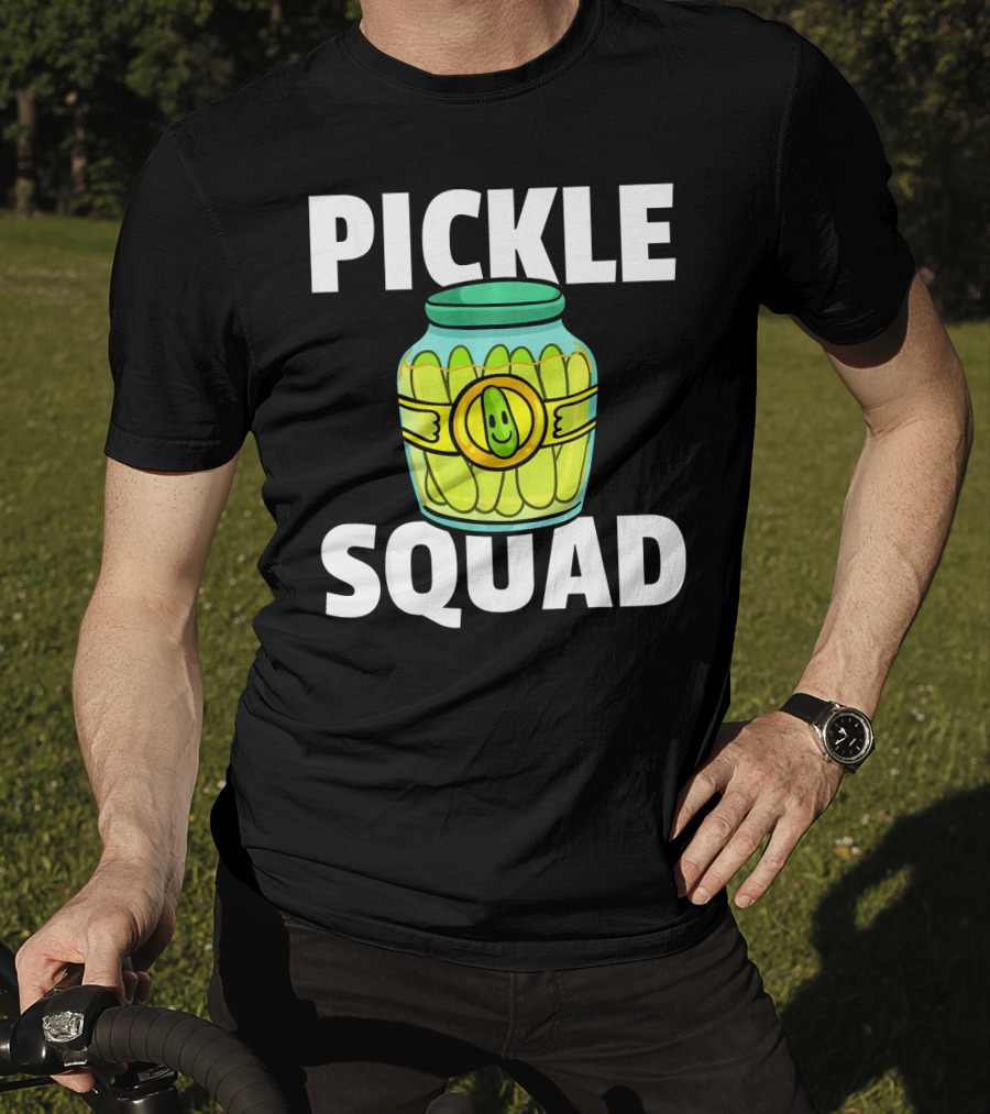 Pickle Squad Happy Pickle Jar T-Shirt