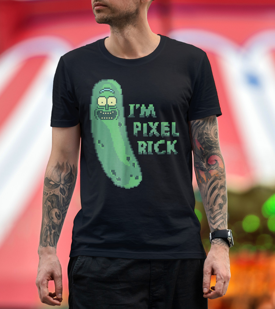 Mademark x Rick and Morty I'm Pixel Rick Pickle T-Shirt