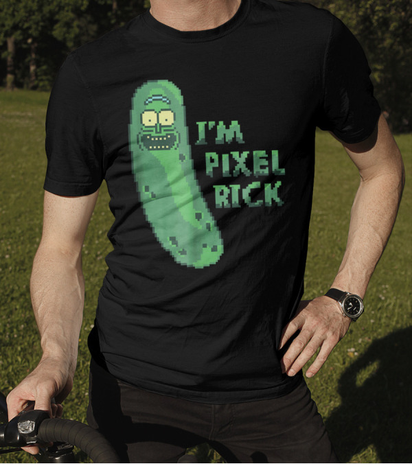 Mademark X Rick And Morty I'm Pixel Rick Pickle T-Shirt