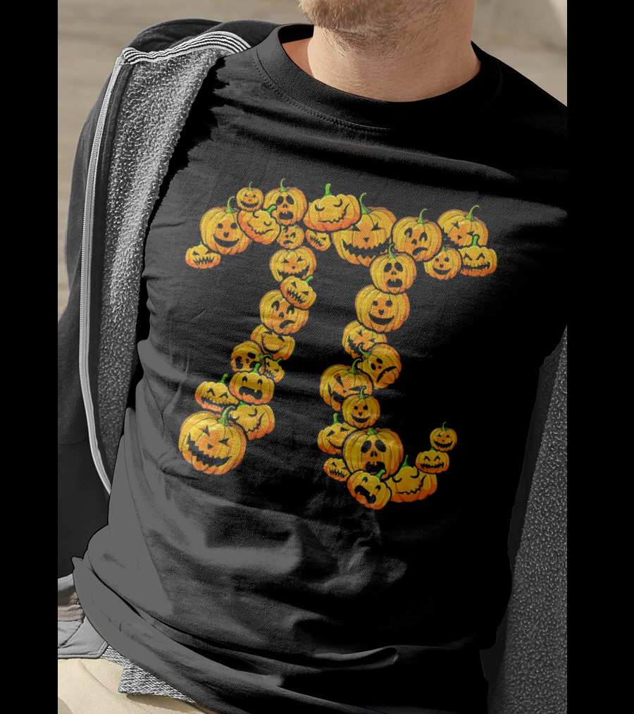 Pumpkin Pi Pie Thanksgiving Dessert Math Jack-O'-Lanterns T-Shirt
