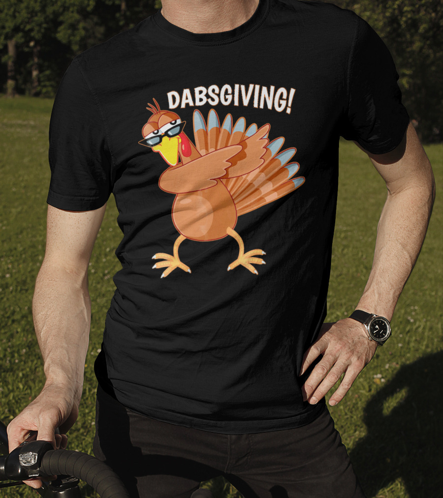 Dabsgiving Funny Dabbing Turkey Thanksgiving Dabs T-Shirt