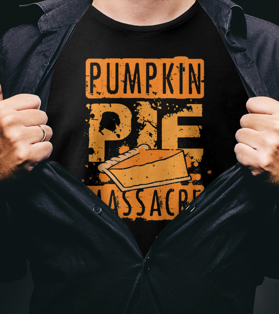 Pumpkin Pie Massacre Slice T-Shirt