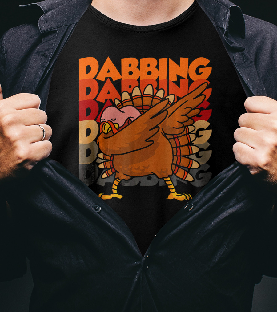 Dabbing Dabbing Dabbing Turkey T-Shirt