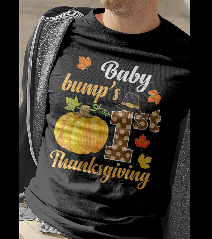 Baby Bump's 1st Thanksgiving T-Shirt