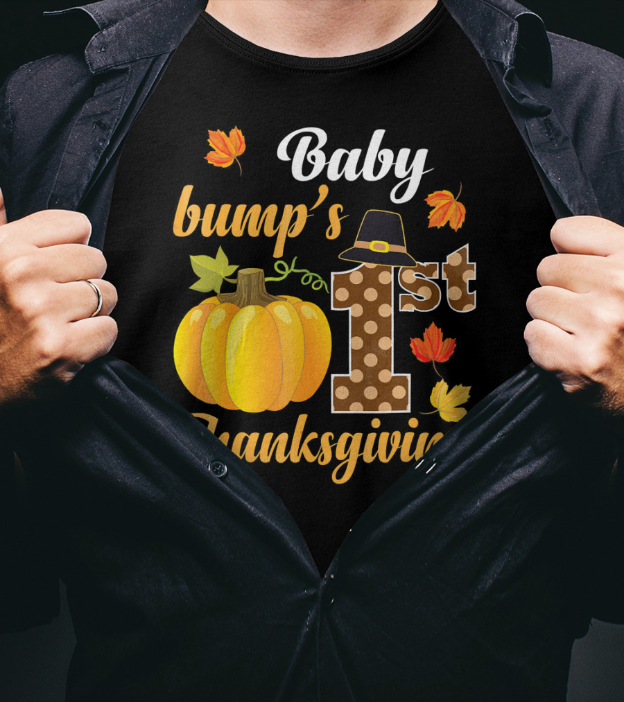 Baby Bump's 1st Thanksgiving T-Shirt