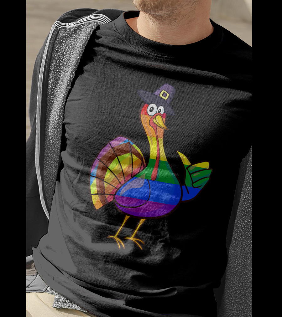 Colorful Turkey Pilgrim T-Shirt