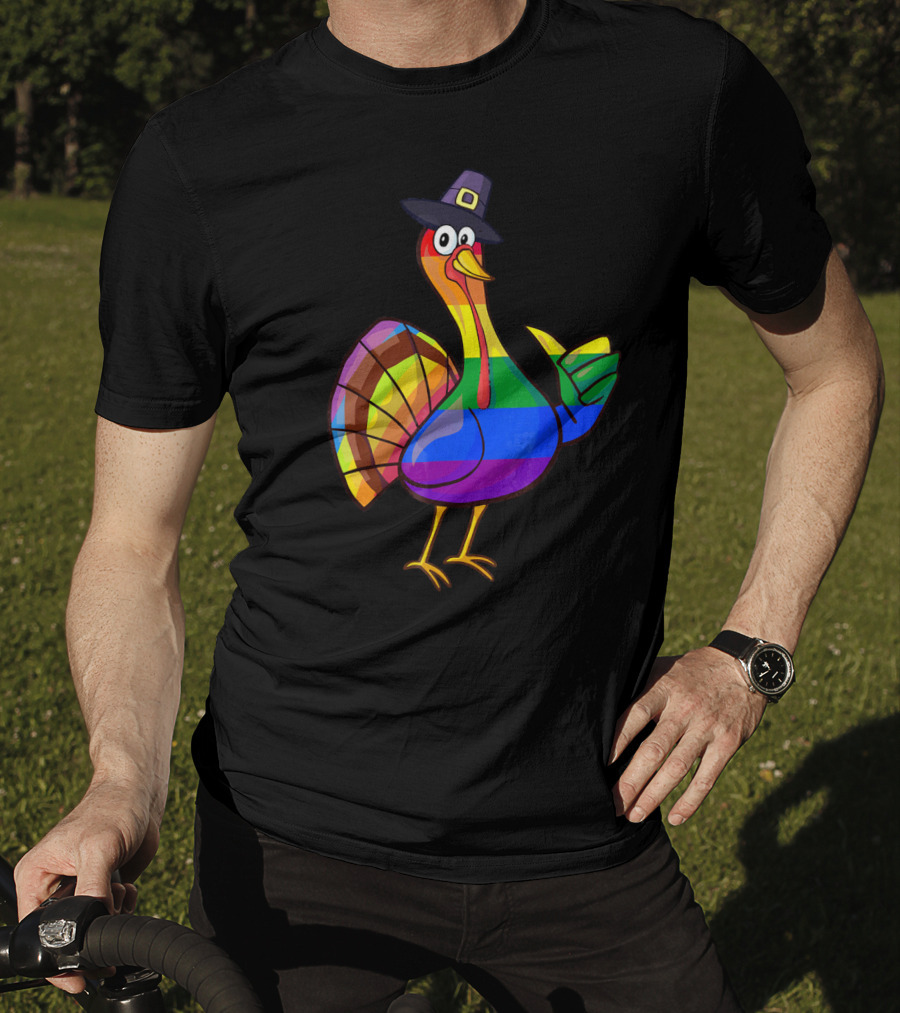 Colorful Turkey Pilgrim T-Shirt