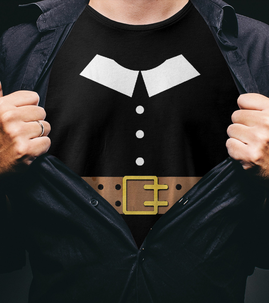 Thanksgiving Pilgrim Costume Belt Turkey Day Classic T-Shirt