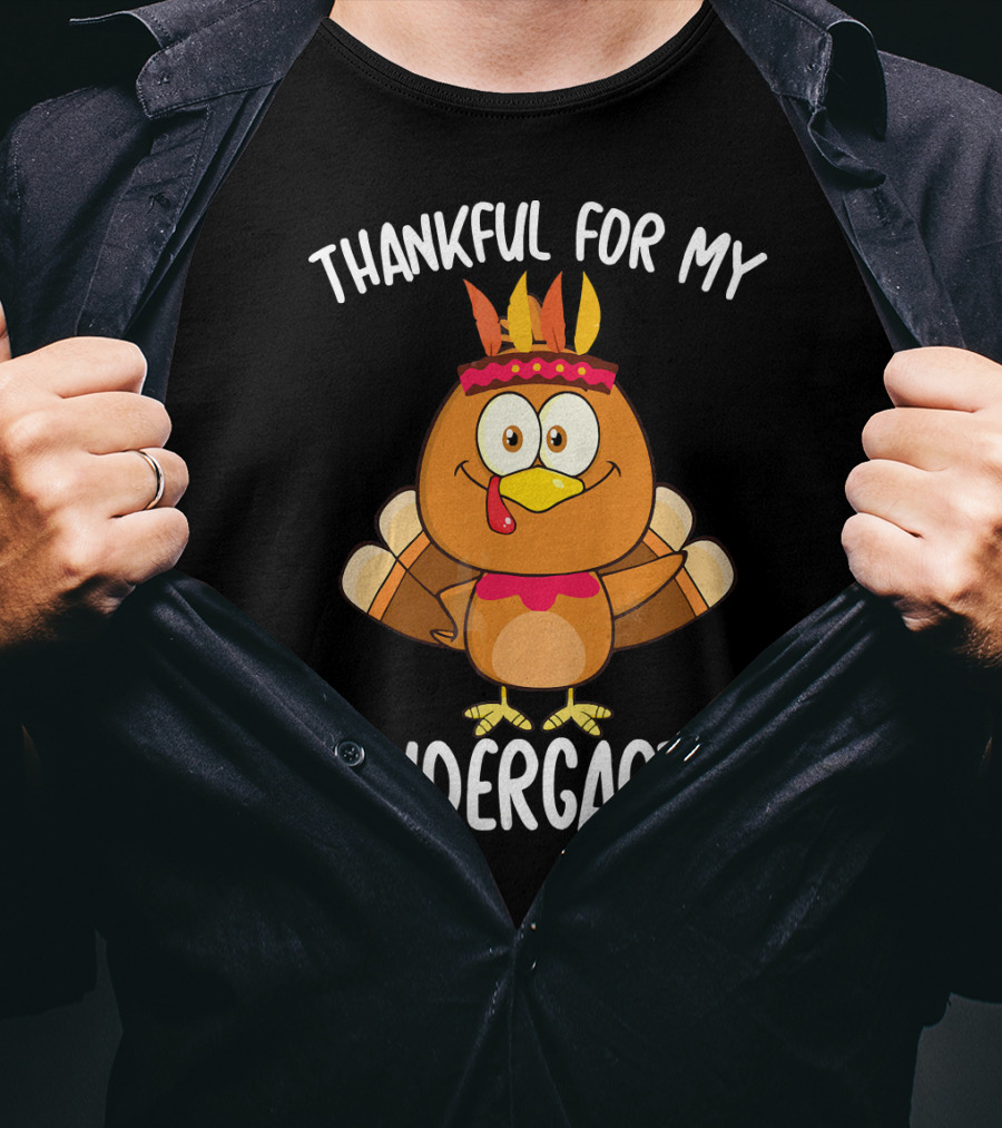 Thankful For My Kindergarten Turkey T-Shirt