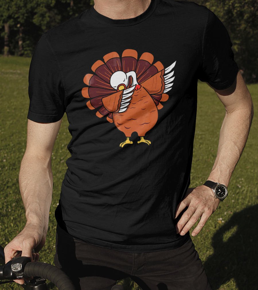 Dabbing Turkey Thanksgiving Dab Dance T-Shirt