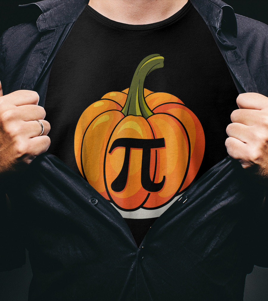 Pumpkin Pi Pie Funny Nerdy Thanksgiving T-Shirt