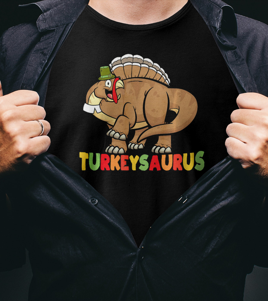 Turkeysaurus Dinosaur Prehistoric Than T-Shirt