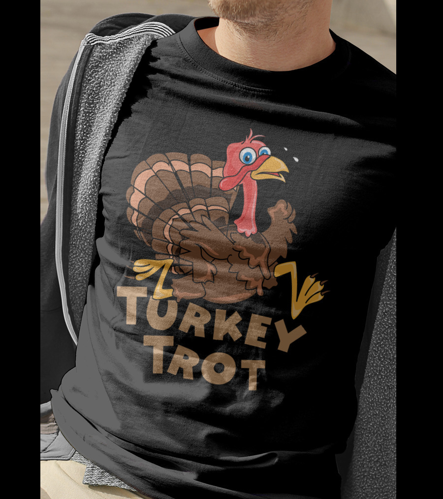 Annual Turkey Trot Running Turkey Race Event T-Shirt