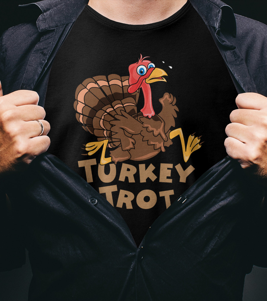 Annual Turkey Trot Running Turkey Race Event T-Shirt