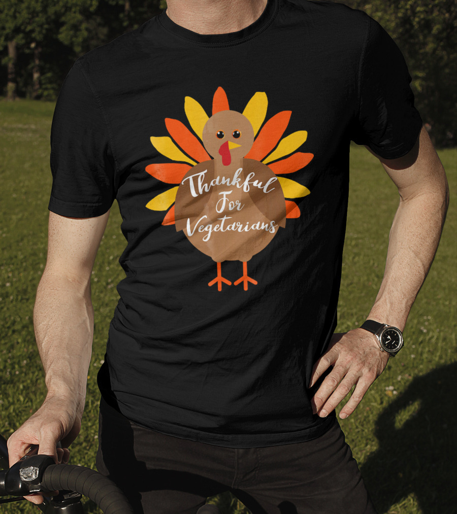 Thankful For Vegetarians Turkey T-Shirt