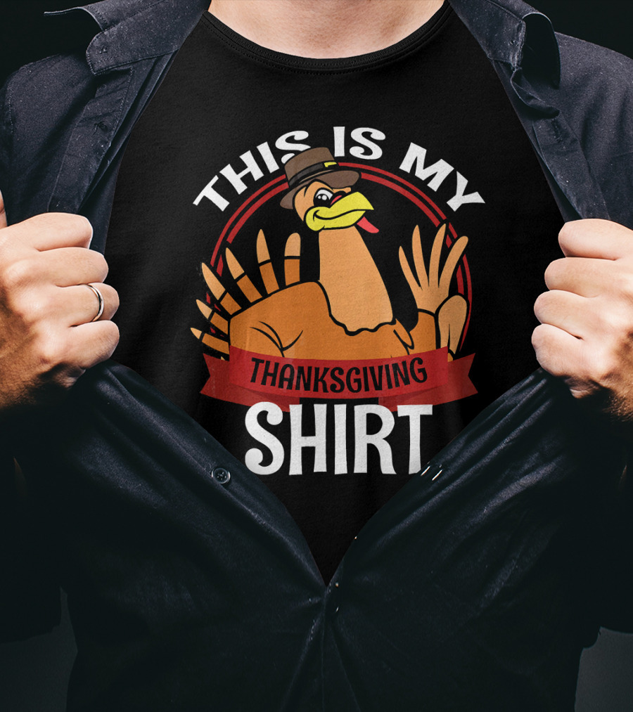 This Is My Thanksgiving Turkey Pilgrim T-Shirt
