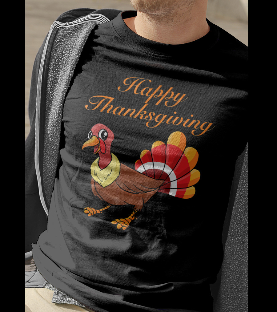 Happy Thanksgiving Turkey Celebration Day T-Shirt