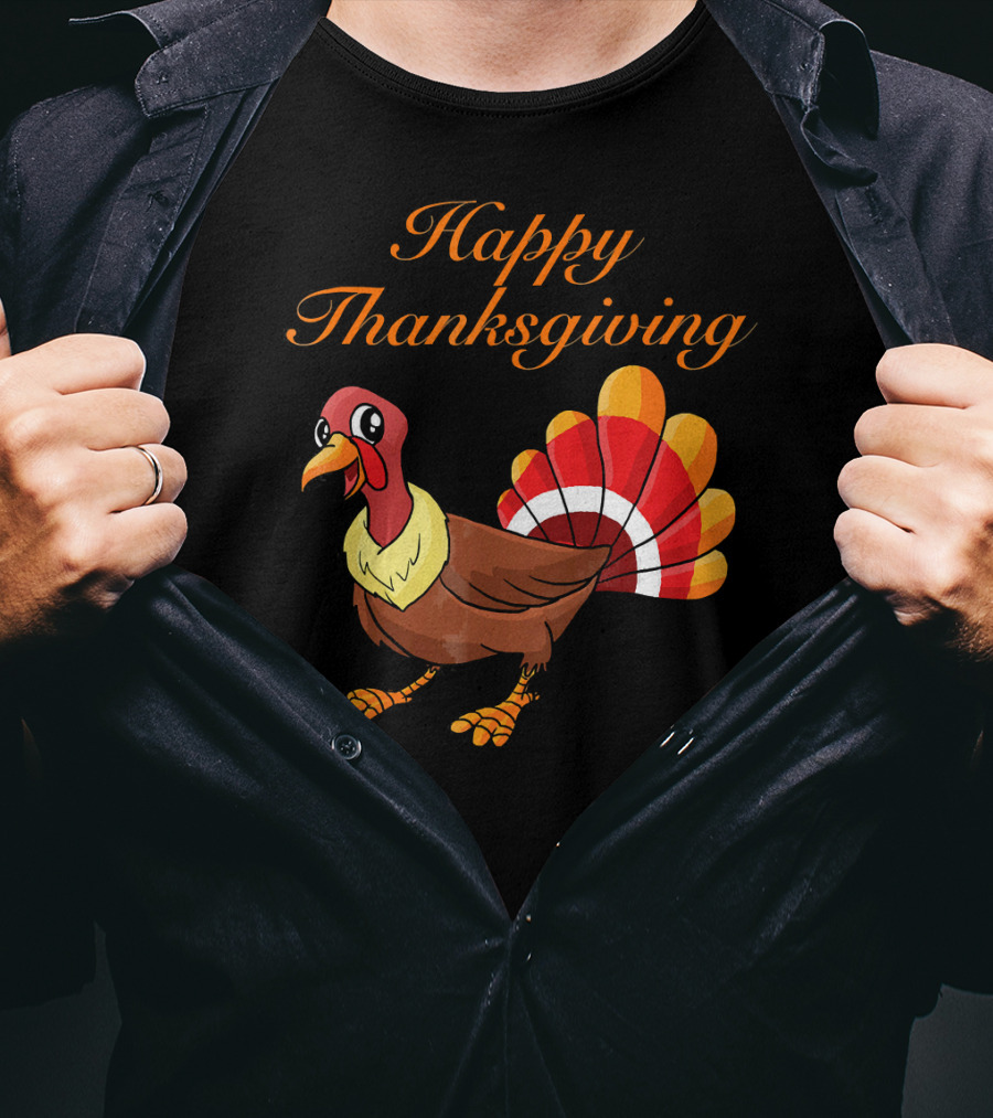 Happy Thanksgiving Turkey Celebration Day T-Shirt