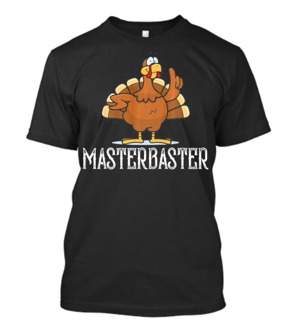 Masterbaster Turkey Cartoon Image T-Shirt
