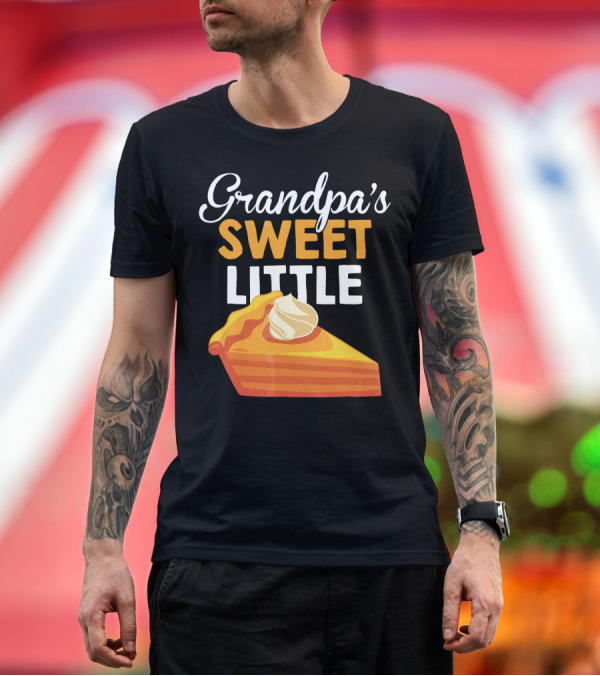 Premium T-Shirt: Grandpa's Sweet Little Pumpkin Pie T-Shirt Grandpa's Sweet Little Pumpkin Pie T-Shirt
