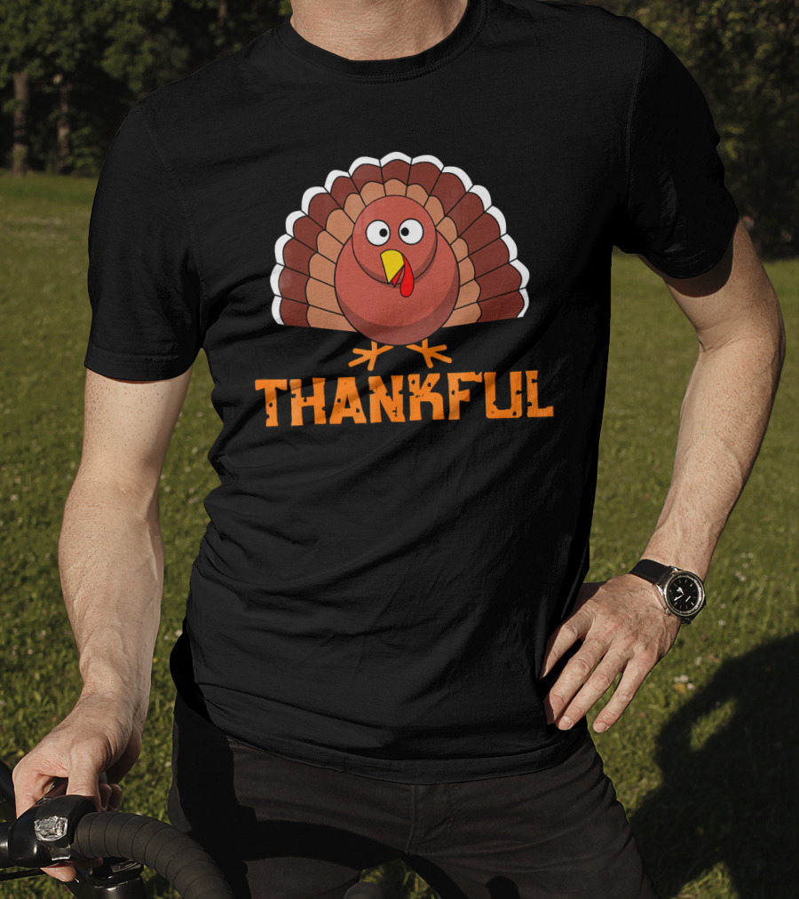 Thankful Turkey Thanksgiving T-Shirt