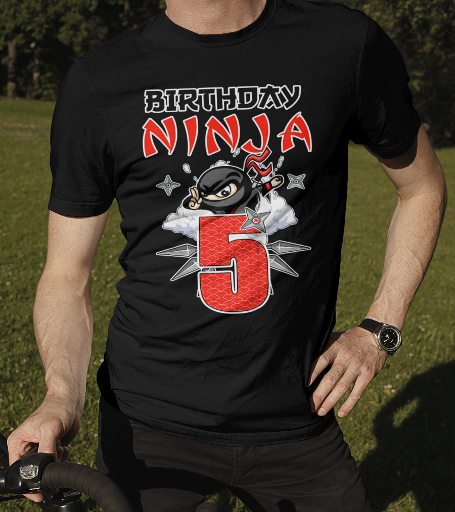Birthday Ninja 5th T-Shirt