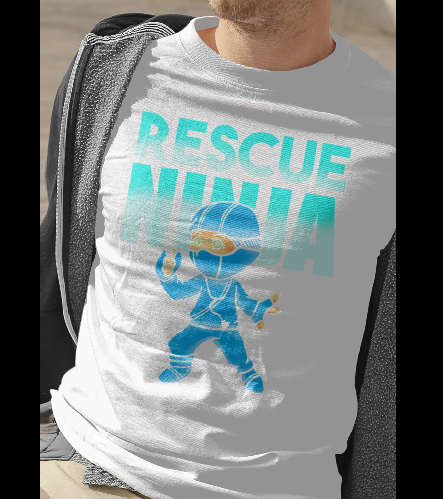 Rescue Ninja Nurses Nursing Day Men Pediatric Hero T-Shirt