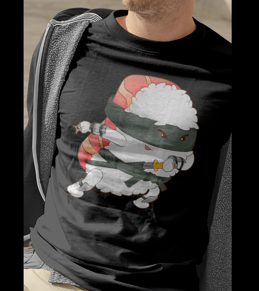 Funny Cute Sushi Ninja Maki Lover Japan T-Shirt