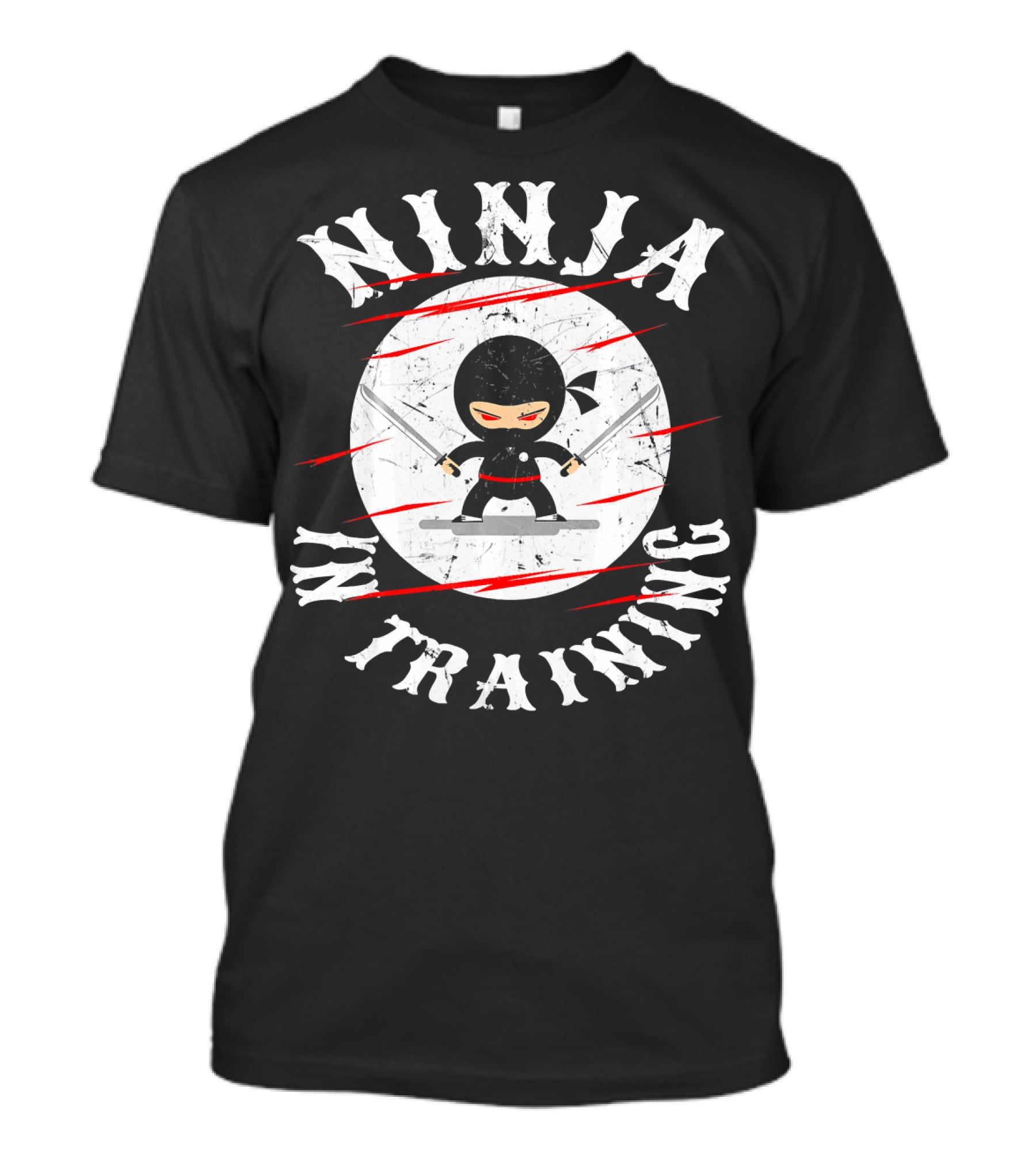 Ninja In Training Distressed Children's T-Shirt