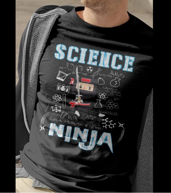 Science Ninja Chemistry Adventures Cool Science T-Shirt