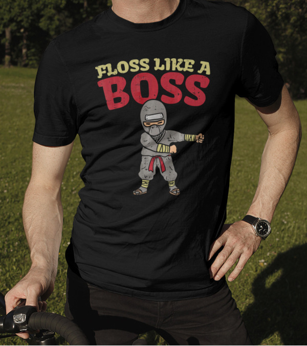Floss Like A Boss Dance Ninja T-Shirt