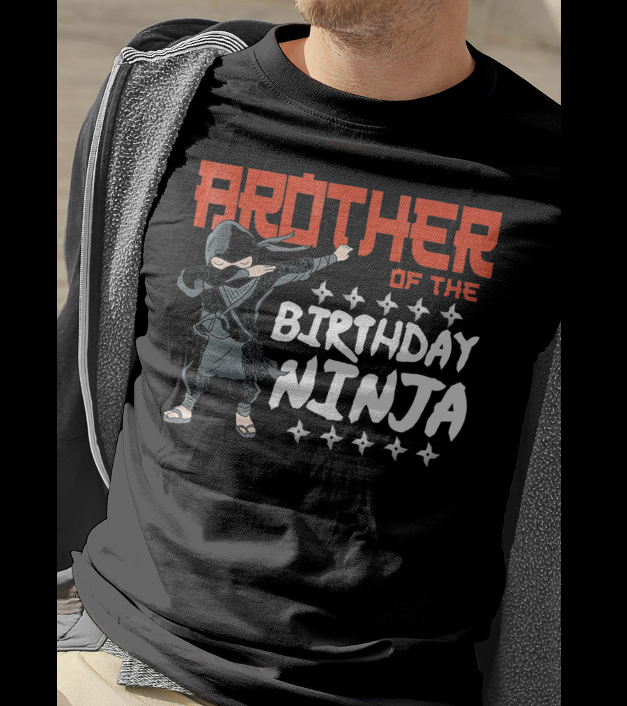 Brother Of The Birthday Ninja T-Shirt